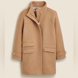 JCrew Petite Toscana coat in Italian stadium-cloth wool blend 0P Jcrew Wool coat